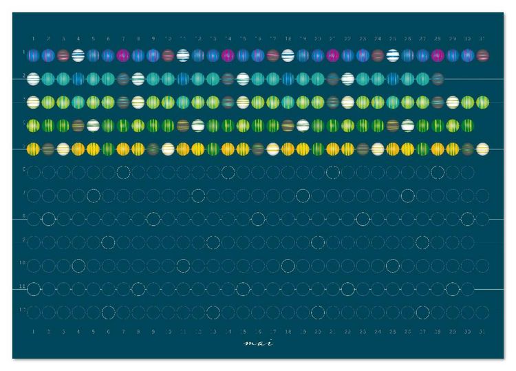 Produktbild: Une perle pour chaque jour (Calendrier de bureau 2026 DIN A5 vertical), CALVENDO calendrier mensuel