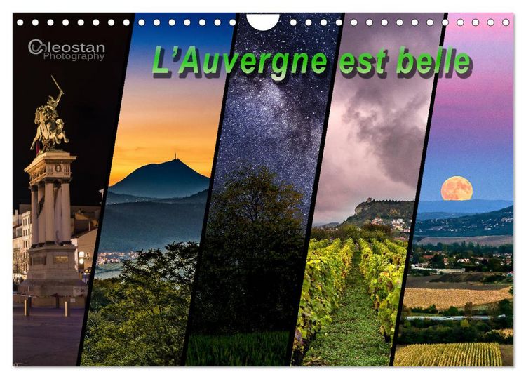 Produktbild: L'Auvergne est belle (Calendrier mural 2026 DIN A4 vertical), CALVENDO calendrier mensuel