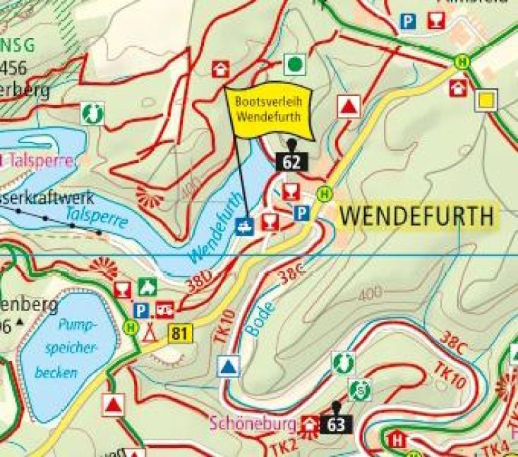 Produktbild: Publicpress Rad- und Wanderkarte Bodetal, Selketal 1:50.000