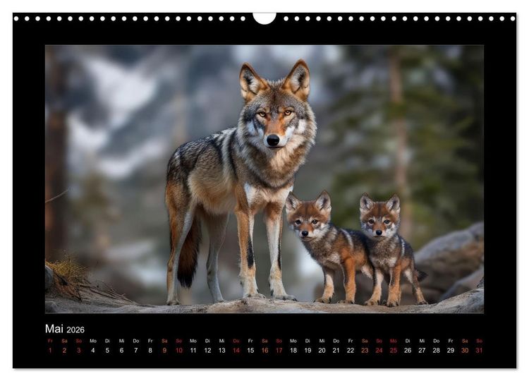 Produktbild: Geheimnisvolle Wildnis Deutschlands (Wandkalender 2026 DIN A3 quer), CALVENDO Monatskalender