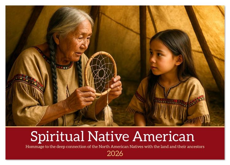Produktbild: Spiritual Native American (Wall Calendar 2026 DIN A3 landscape), CALVENDO 12 Month Wall Calendar