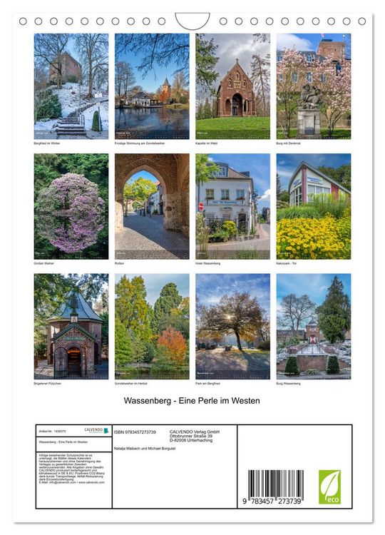 Produktbild: Wassenberg - Eine Perle im Westen (Wandkalender 2026 DIN A4 hoch), CALVENDO Monatskalender