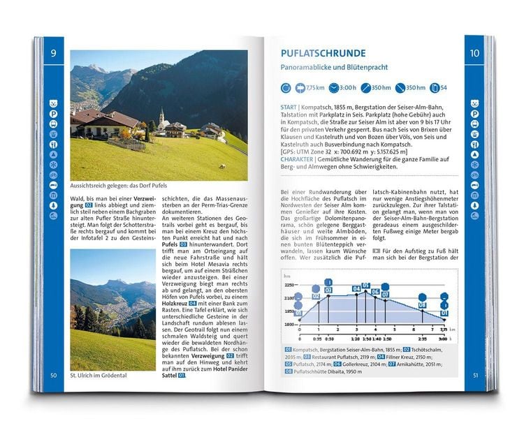 Produktbild: KOMPASS Wanderf&uuml;hrer Seiser Alm, Langkofel, Schlern, Tierser Tal - Herausragende Dolomiten, 35 Touren