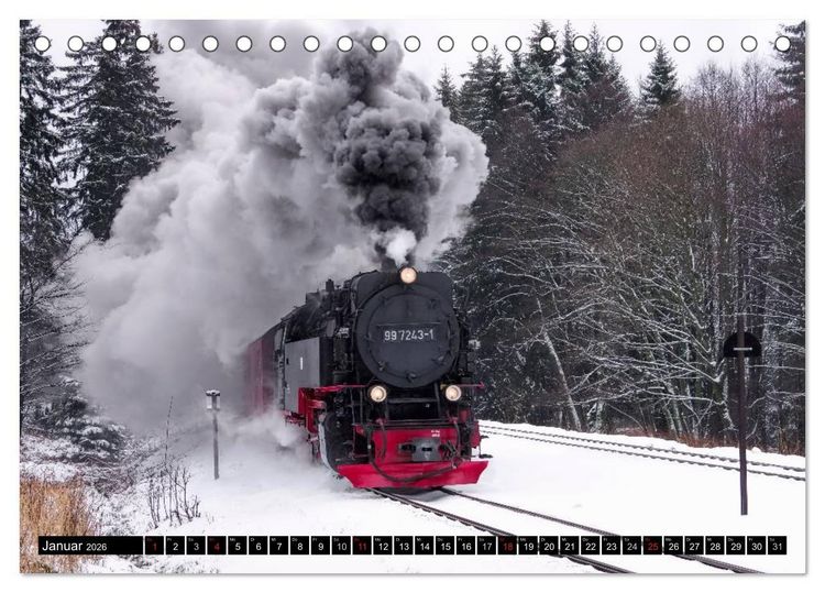 Produktbild: Der Harz - Sagenumwoben und Wildromantisch (Tischkalender 2026 DIN A5 quer), CALVENDO Monatskalender