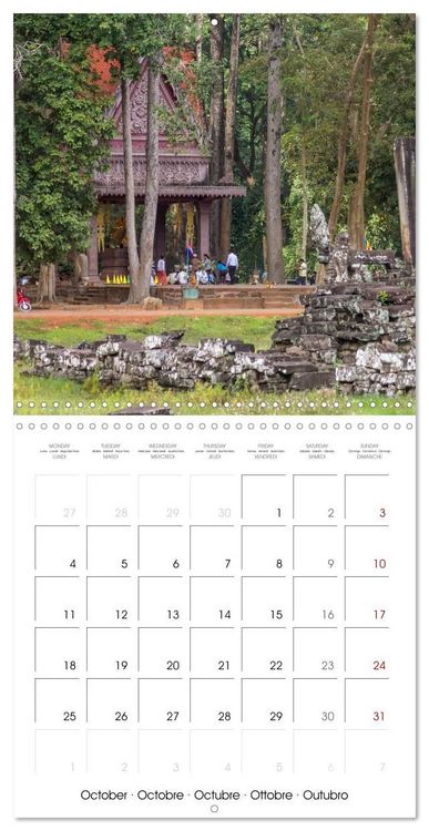 Produktbild: ANGKOR, TEMPLE IN THE JUNGLE (Wall Calendar 2027 12 &times; 12 Inch) CALVENDO 12 Month Wall Calendar