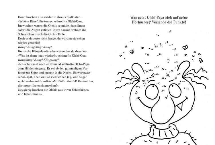Produktbild: Die Olchis. Adventskalender-Rätselbuch