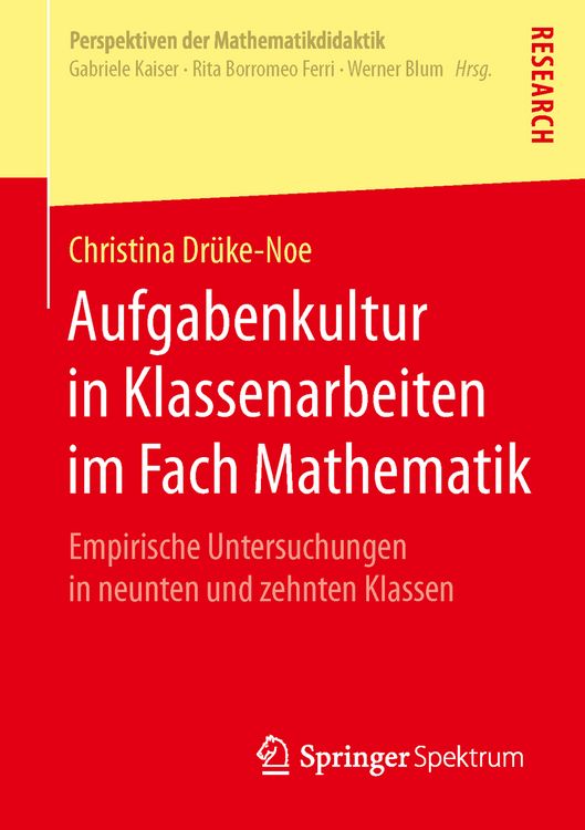 Produktbild: Aufgabenkultur in Klassenarbeiten im Fach Mathematik