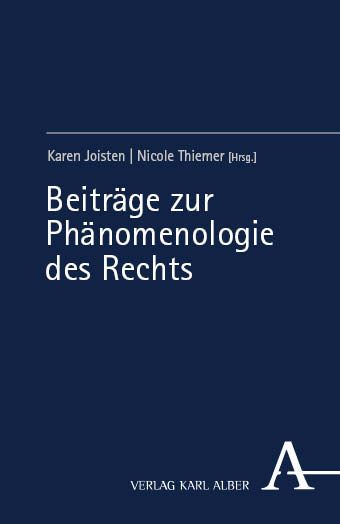 Produktbild: Beitr&auml;ge zur Ph&auml;nomenologie des Rechts