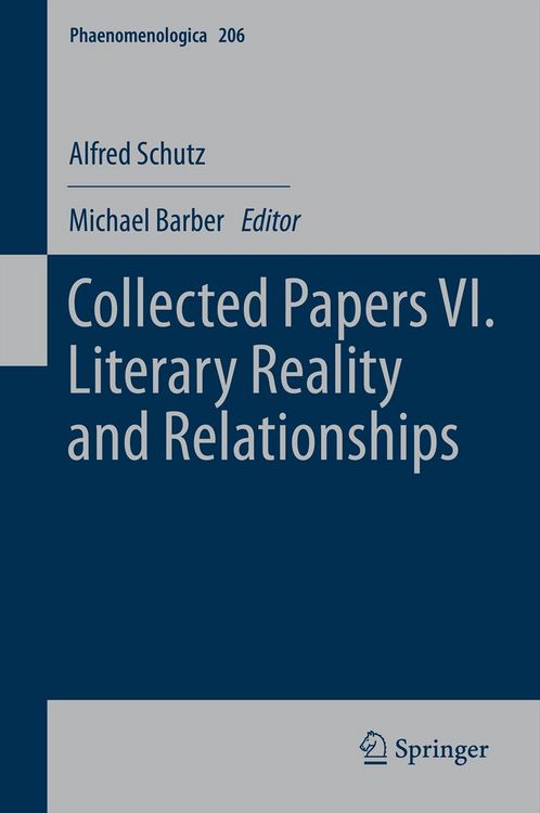 Produktbild: Collected Papers VI. Literary Reality and Relationships