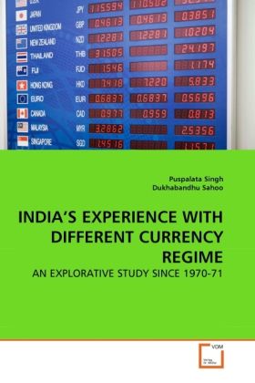 Produktbild: Singh, P: India's Experience with Different Currency Regime
