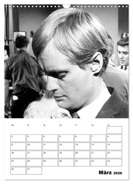 Produktbild: Leinwandhelden. Unvergessene Filmstars (Wandkalender 2026 DIN A3 hoch), CALVENDO Monatskalender