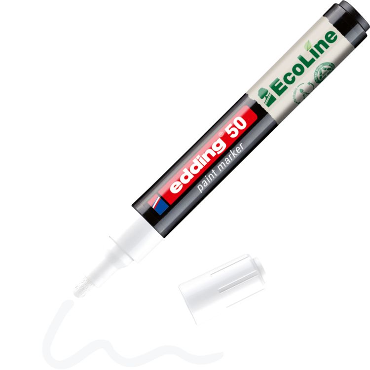 Produktbild: Edding 50 EcoLine 4-50-049 Lackmarker Wei&szlig; 2 mm, 3mm