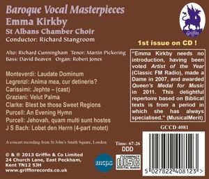 Produktbild: Baroque Vocal Masterpieces