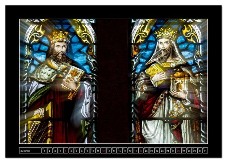 Produktbild: IRLAND - Fenster des Glaubens (hochwertiger Premium Wandkalender 2026 DIN A2 quer), Kunstdruck in Hochglanz