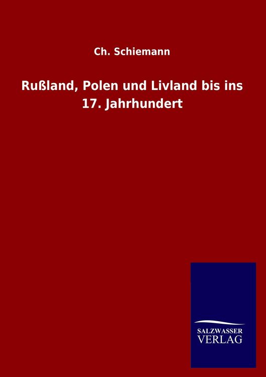 Produktbild: Ru&szlig;land, Polen und Livland bis ins 17. Jahrhundert