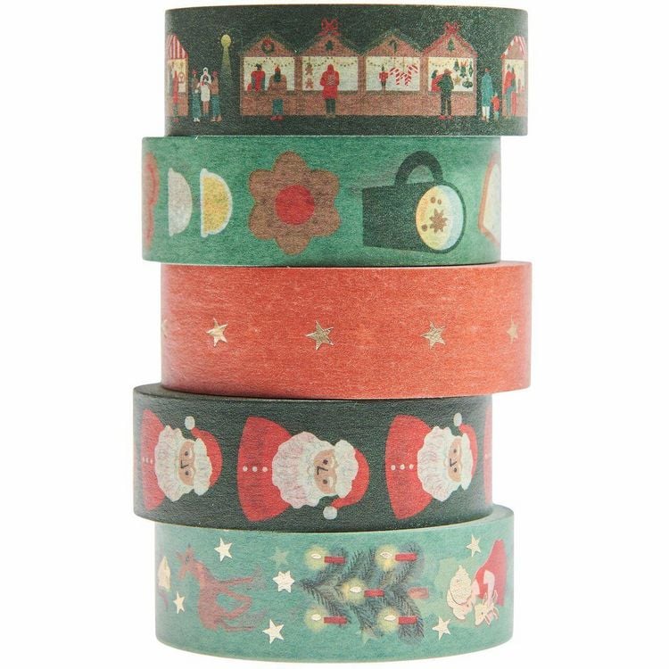 Produktbild: Tape Set Weihnachtsmarkt, Classic MIX, 5 Stk.