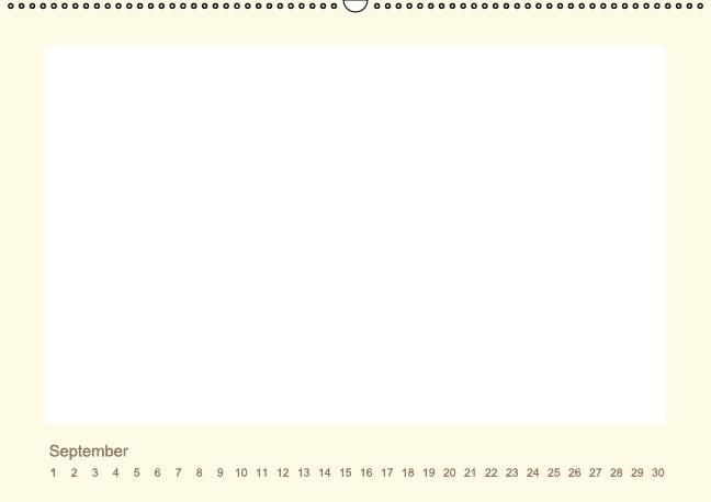 Produktbild: Immerw&auml;hrender Kalender zum selber Gestalten (Wandkalender immerw&auml;hrend DIN A4 quer)