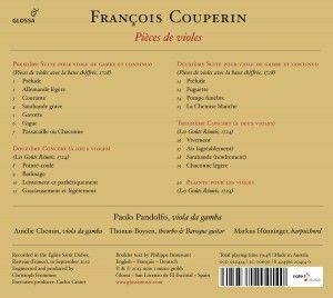 Produktbild: Couperin/Pieces De Violes: Pandolfo