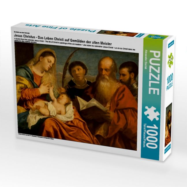 Produktbild: CALVENDO Puzzle Ein Motiv aus dem Kalender Jesus Christus - Das Leben Christi auf Gem&auml;lden der alten Meister | 1000 Teile Lege-Gr&ouml;&szlig;e 64x48cm Foto-Puzzle f&uuml;r gl&uuml;ckliche Stunden