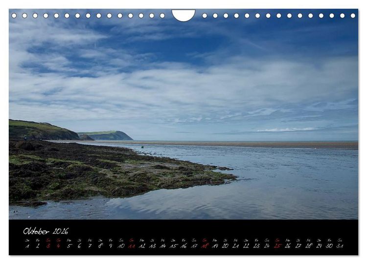 Produktbild: Wales - Pembrokeshire Coast Path (Wandkalender 2026 DIN A4 quer), CALVENDO Monatskalender