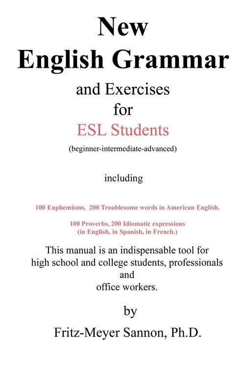 Produktbild: New English Grammar for Esl Students