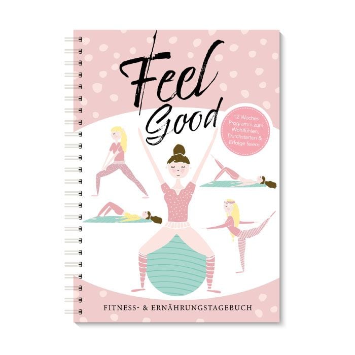 Produktbild: Trainingstagebuch & Ern&auml;hrungsplaner| Rosa Fitnessplaner & Ern&auml;hrungstagebuch f&uuml;r Frauen mit 12 Wochen Programm zum Wohlf&uuml;hlen | Trainingstagebuch f&uuml;r Fitness Studio, Krafttraining, Cardio, Gym, Workout und Di&auml;t & Ern&auml;hrung