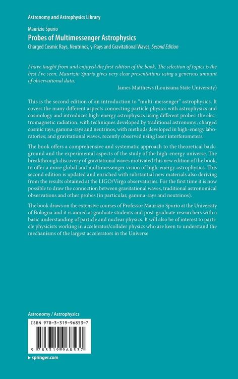 Produktbild: Probes of Multimessenger Astrophysics