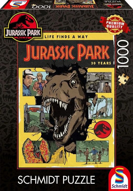 Produktbild: Schmidt 58580 - Jurassic Park: 30 Jahre Jurassic Park, Life Finds a Way, Puzzle, 1000 Teile