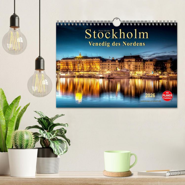Produktbild: Stockholm - Venedig des Nordens (Wandkalender 2026 DIN A4 quer), CALVENDO Monatskalender