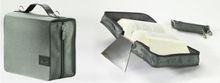 Produktbild: SartoriusSKIN Tasche BASIC Gr. L in Silber-Grau mit Tragegurt & Buchst&uuml;tze