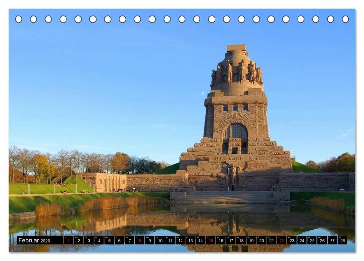 Produktbild: Reise durch Leipzig (Tischkalender 2026 DIN A5 quer), CALVENDO Monatskalender