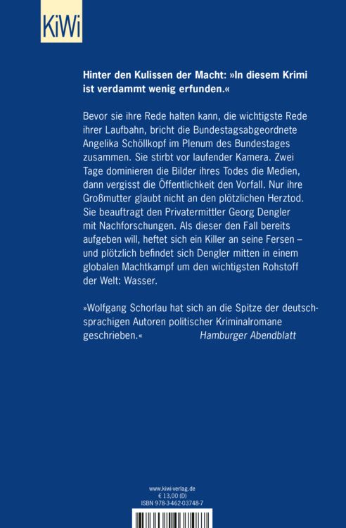 Produktbild: Fremde Wasser / Georg Dengler Band 3