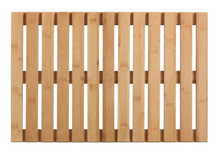 Produktbild: Baderost Mod. Indoor & Outdoor Bambus, 40 x 60 cm, mit rutschhemmender Unterseite