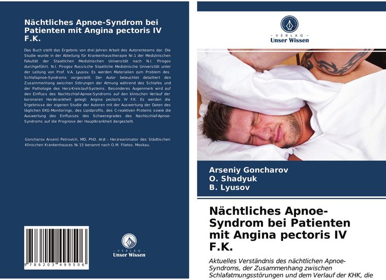 Produktbild: N&auml;chtliches Apnoe-Syndrom bei Patienten mit Angina pectoris IV F.K.