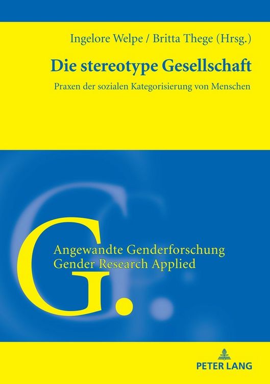 Produktbild: Die stereotype Gesellschaft