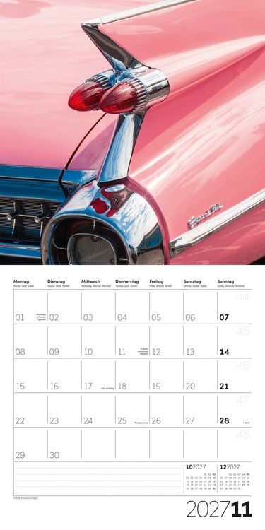 Produktbild: Die Farbe Pink Kalender 2027 - 30x30 - Art12