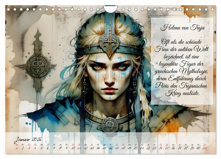 Produktbild: Legend&auml;re Ikonen der Geschichte (Wandkalender 2026 DIN A4 quer), CALVENDO Monatskalender