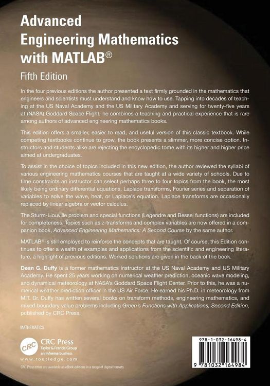 Produktbild: Advanced Engineering Mathematics with MATLAB
