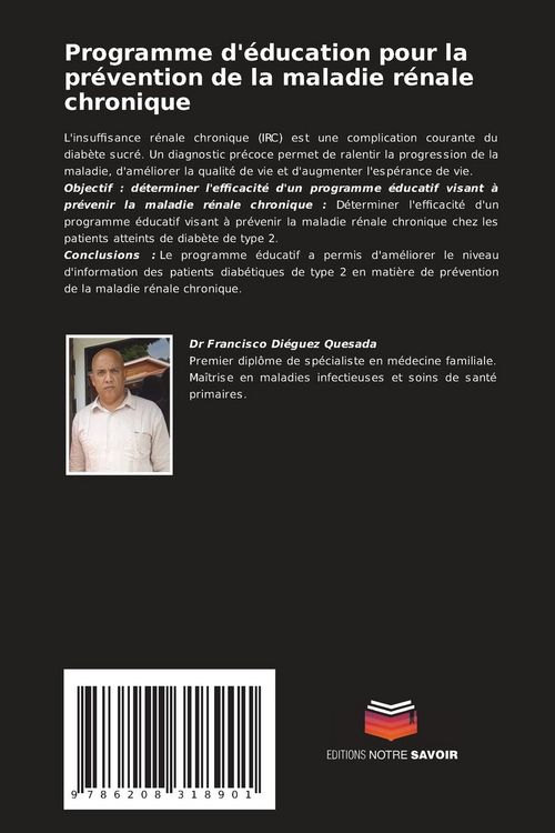 Produktbild: Programme d'&eacute;ducation pour la pr&eacute;vention de la maladie r&eacute;nale chronique