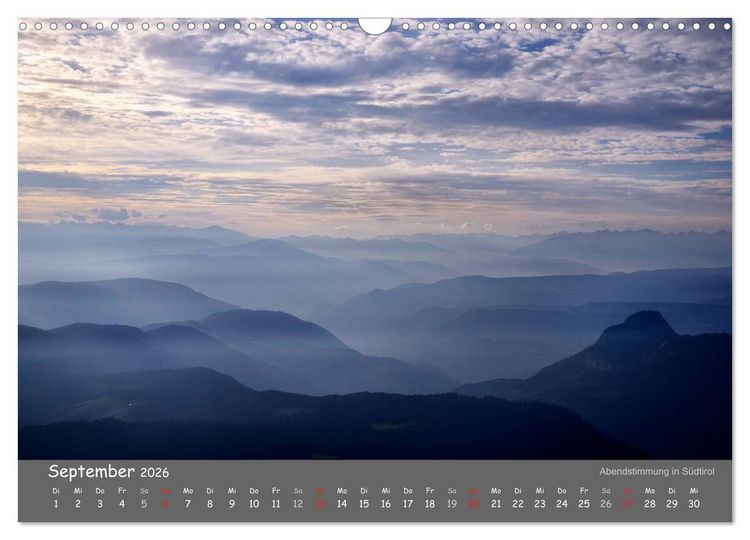 Produktbild: Traumhafte Bergwelt Kalender (Wandkalender 2026 DIN A3 quer), CALVENDO Monatskalender