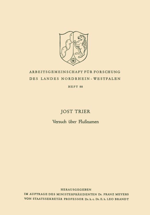 Produktbild: Versuch &uuml;ber Flu&szlig;namen