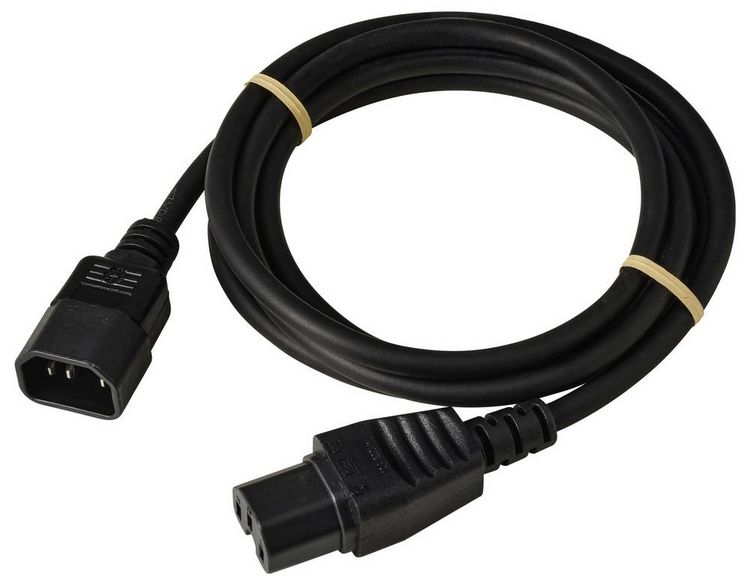 Produktbild: Sygonix SY-7154268 Strom Netzkabel Schwarz 3.00m