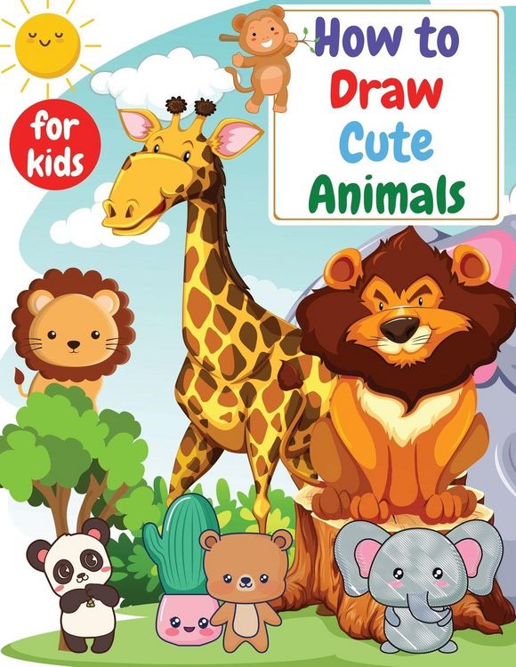 Produktbild: How to Draw Cute Animals for kids