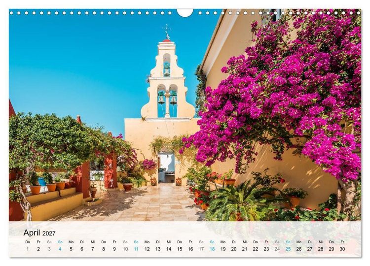 Produktbild: Insel Korfu - Trauminsel im Ionischen Meer (Wandkalender 2027 DIN A3 quer), CALVENDO Monatskalender