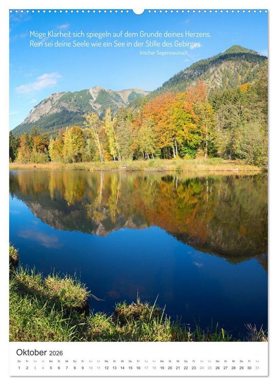 Produktbild: Christliche Natur-Poster 2026 (hochwertiger Premium Wandkalender 2026 DIN A2 hoch), Kunstdruck in Hochglanz