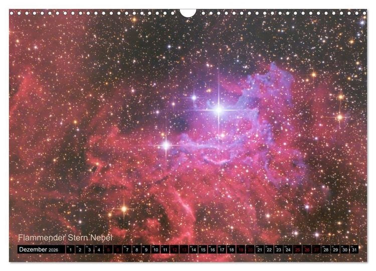 Produktbild: Deep Sky Kalender (Wandkalender 2026 DIN A3 quer), CALVENDO Monatskalender