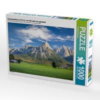 Produktbild: CALVENDO Puzzle Sonnenspitze (2.412 m) von Ehrwald aus gesehen 1000 Teile Lege-Gr&ouml;&szlig;e 64 x 48 cm Foto-Puzzle Bild von Christian M&uuml;ringer