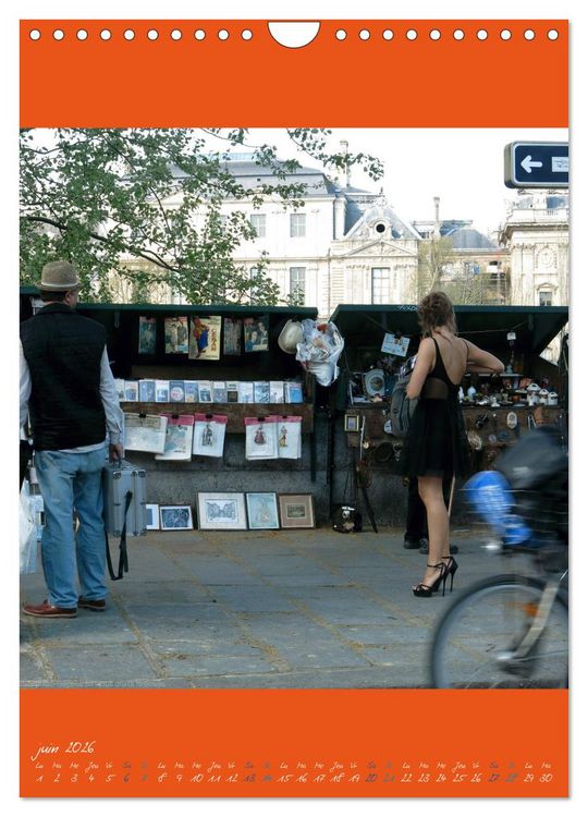 Produktbild: Paris et ses bouquinistes (Calendrier mural 2026 DIN A4 horizontal), CALVENDO calendrier mensuel
