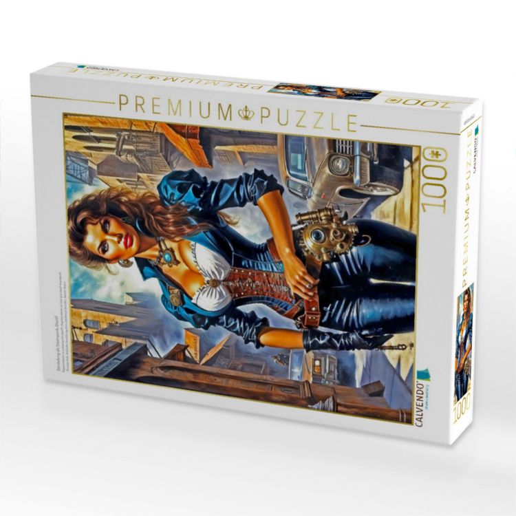 Produktbild: CALVENDO Puzzle Darstellung als Steampunk-Sheriff | 1000 Teile Lege-Gr&ouml;&szlig;e 64x48cm Foto-Puzzle f&uuml;r gl&uuml;ckliche Stunden