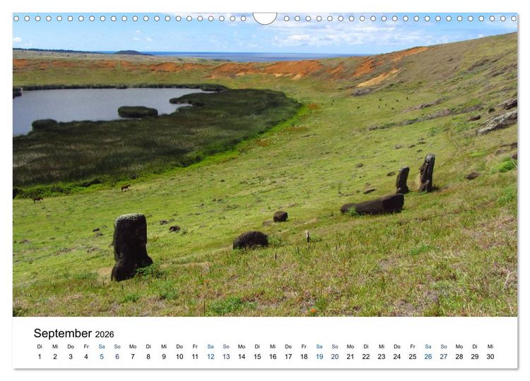 Produktbild: Die Osterinsel - mystisches Inselparadies im S&uuml;dostpazifik (Wandkalender 2026 DIN A3 quer), CALVENDO Monatskalender